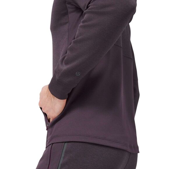 Lululemon Textured Tech Hoodie *Heathered Grape Thistle / Graphite Grey - Picture 5 of 10